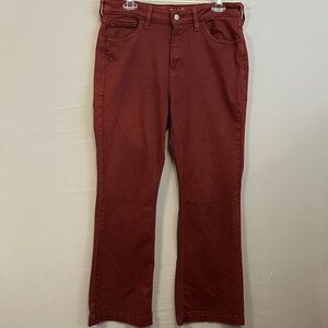 Ariat Women's 31 Short High Rise Flare Jeans Cherry Mohogany